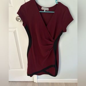Maroon dress